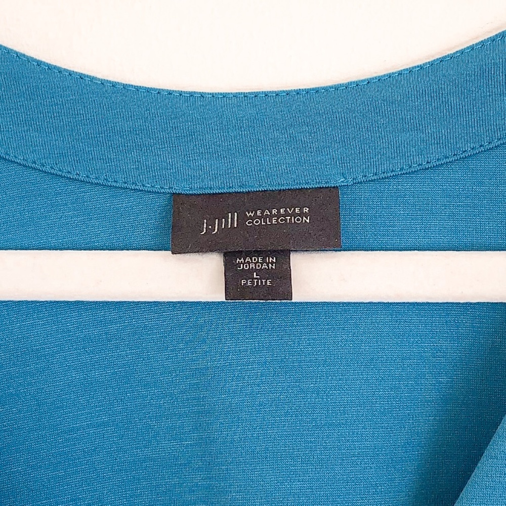 J. Jill Wearever Jersey Elliptical A- Line Dress Dragonfly LP NWOT - Picture 5 of 8